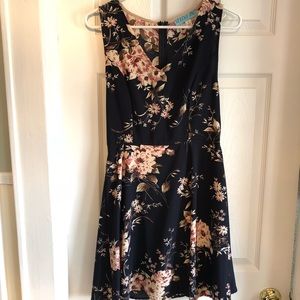 Floral and silky special occasion dress